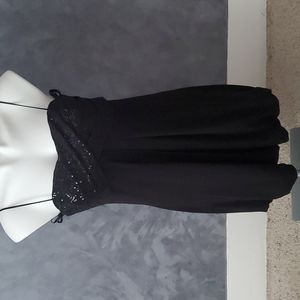 Cachet Black Sequin Cocktail Dress Sz 8